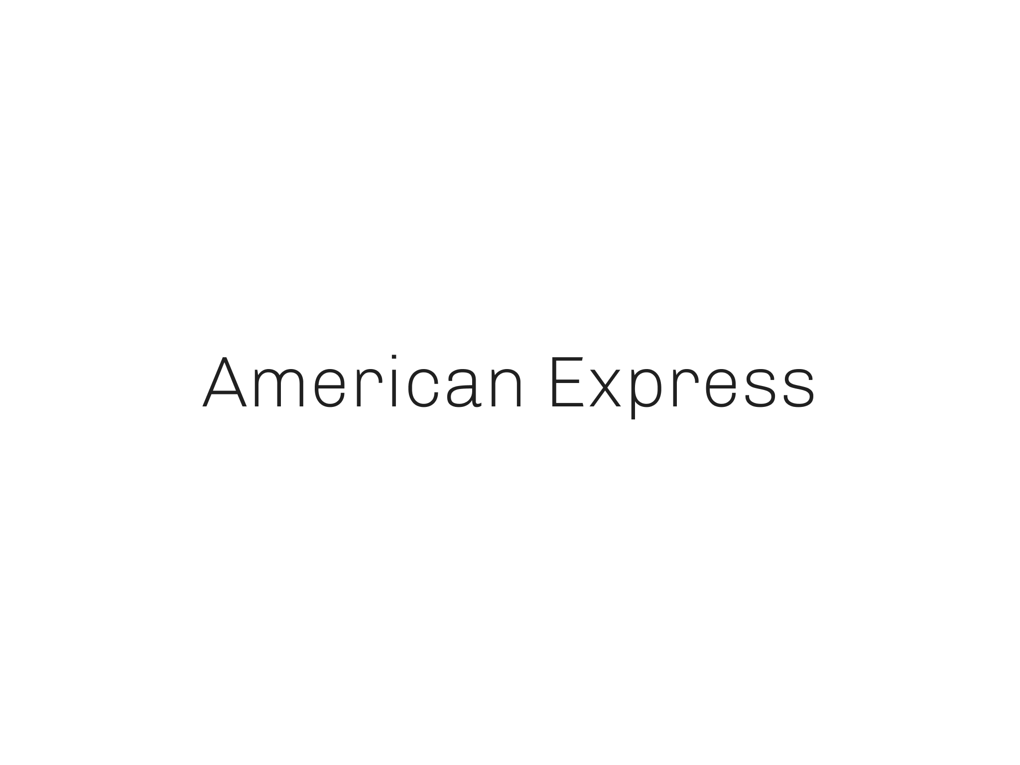 American Express – Interview